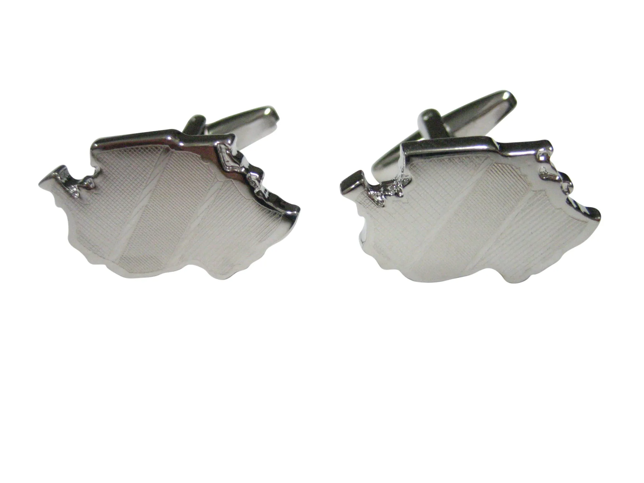 Tanzania Map Shape and Flag Design Cufflinks