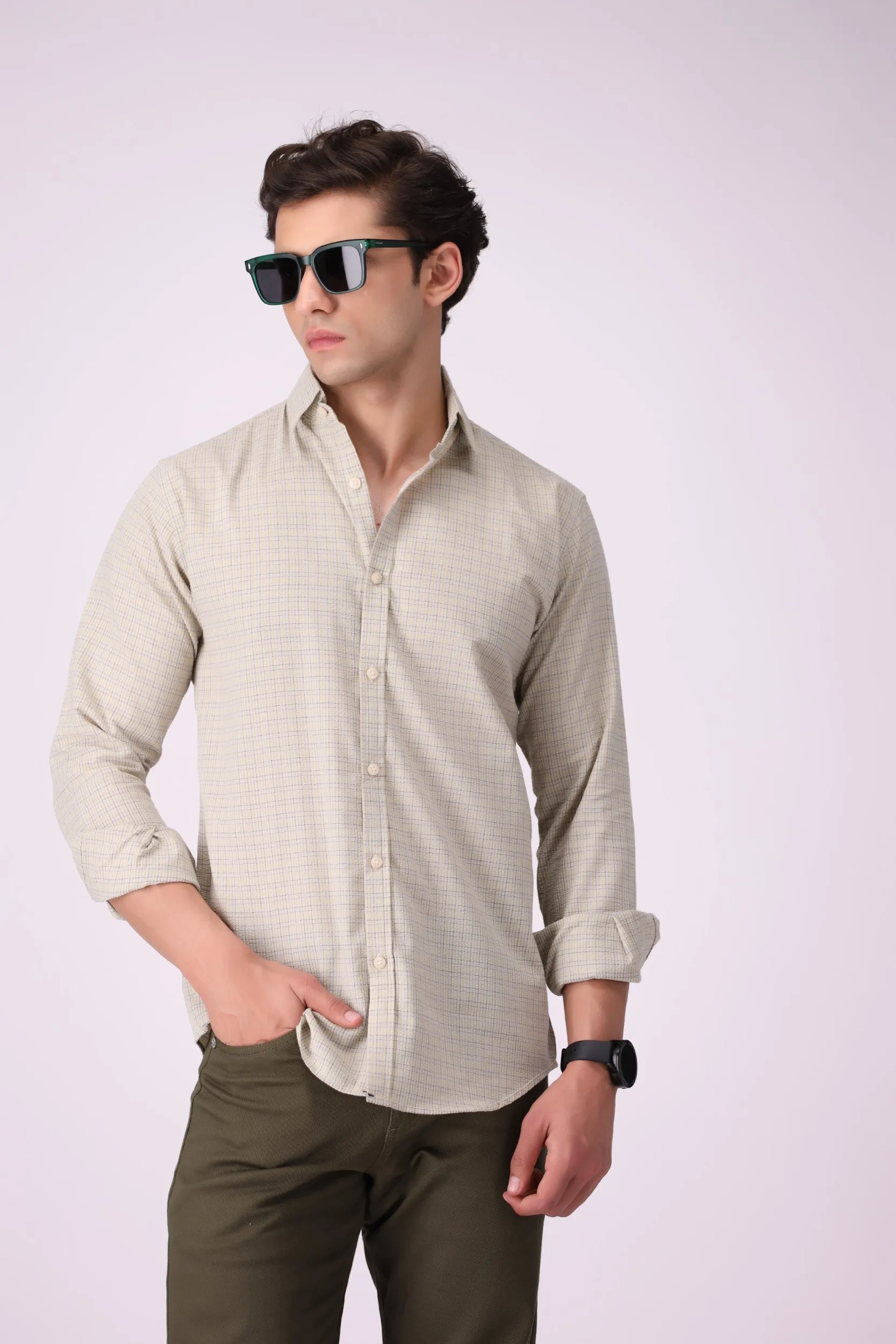 TexturaDot Off-white Shirt