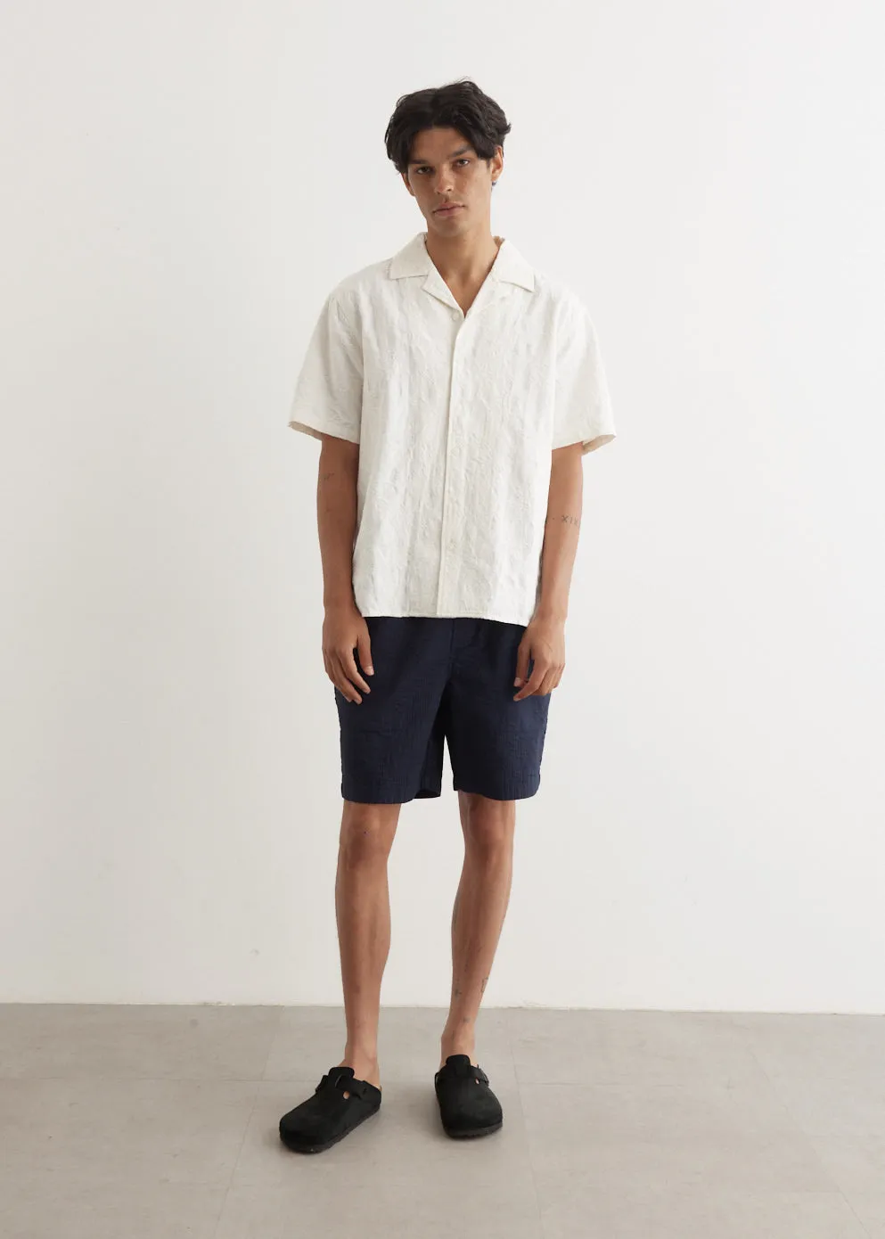 Textured Smokestack Shorts