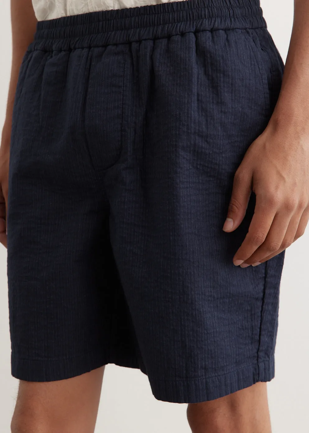 Textured Smokestack Shorts