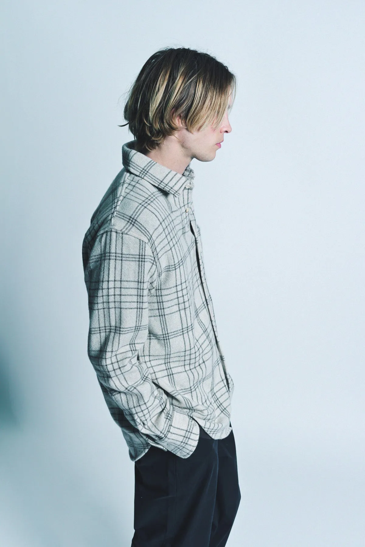 THE ELDER STATESMAN | SABLE PLAID OVERSHIRT
