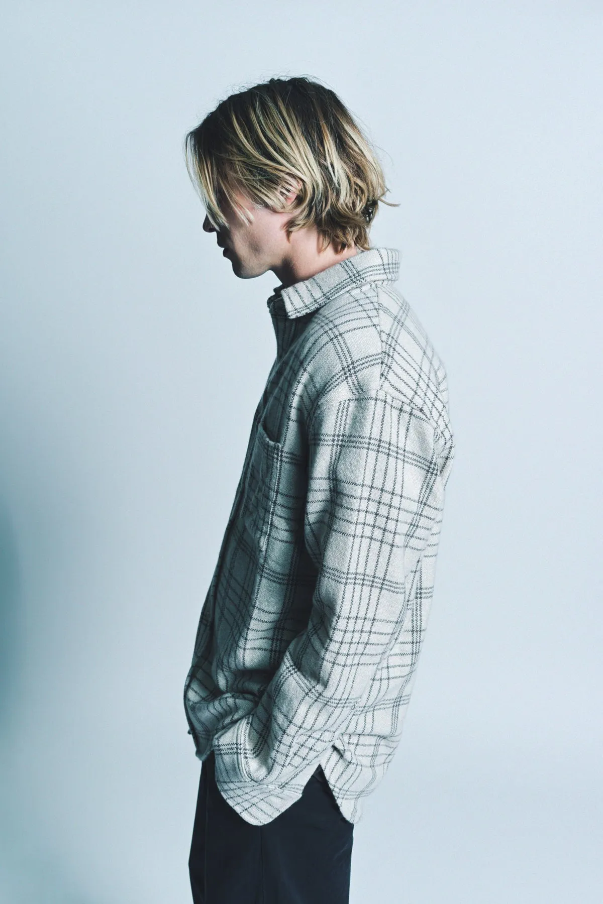 THE ELDER STATESMAN | SABLE PLAID OVERSHIRT