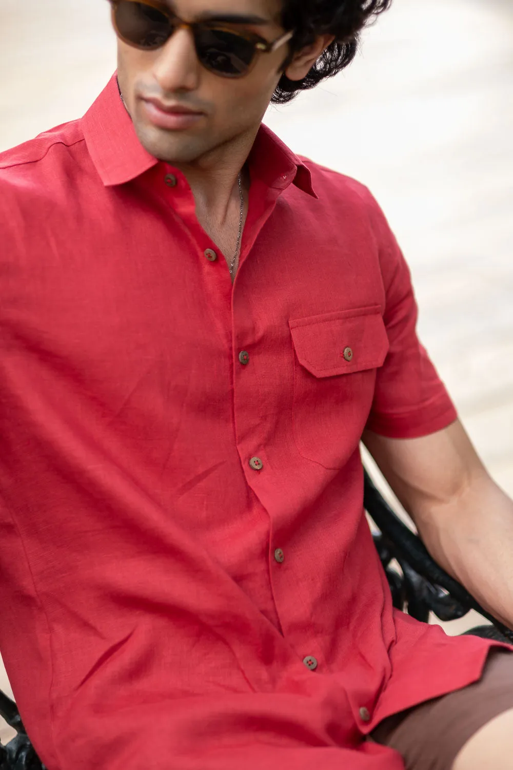 The Linen Shirt | Short Sleeve