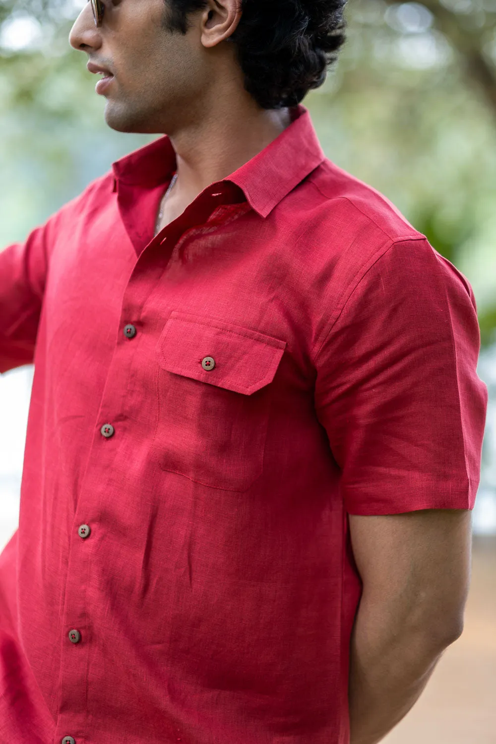 The Linen Shirt | Short Sleeve