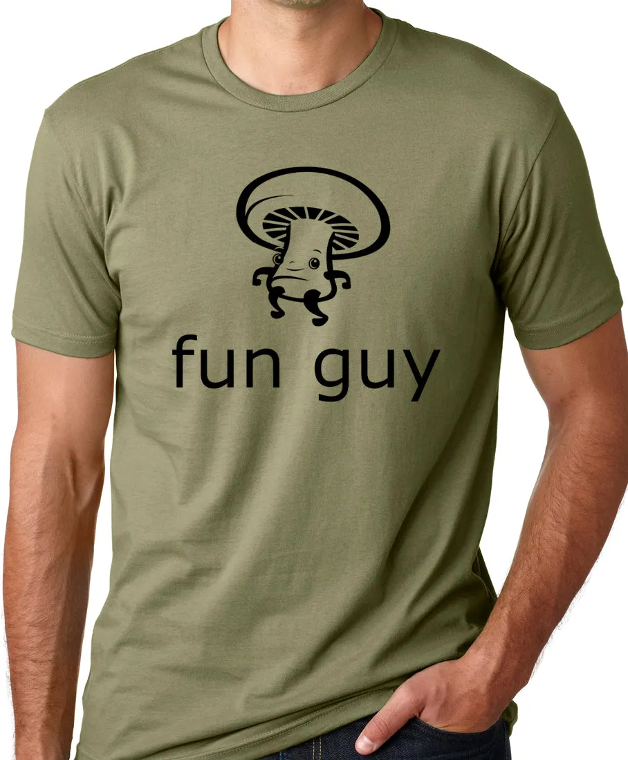 Think Out Loud Apparel Funguy Funny Mushroom Tee Fun Guy T-Shirt