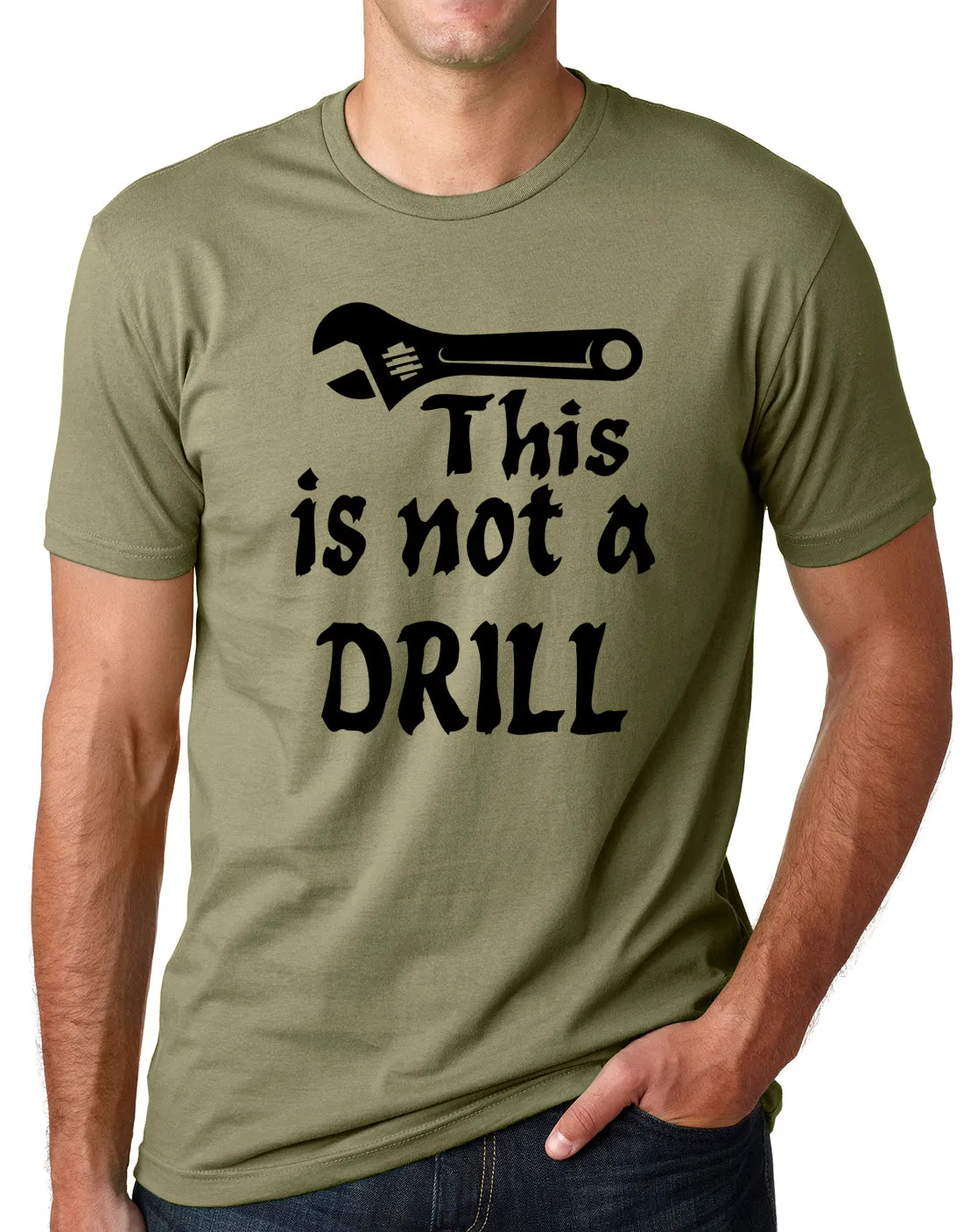 Think Out Loud Apparel This is Not a Drill Funny Pun T Shirt T Shirt