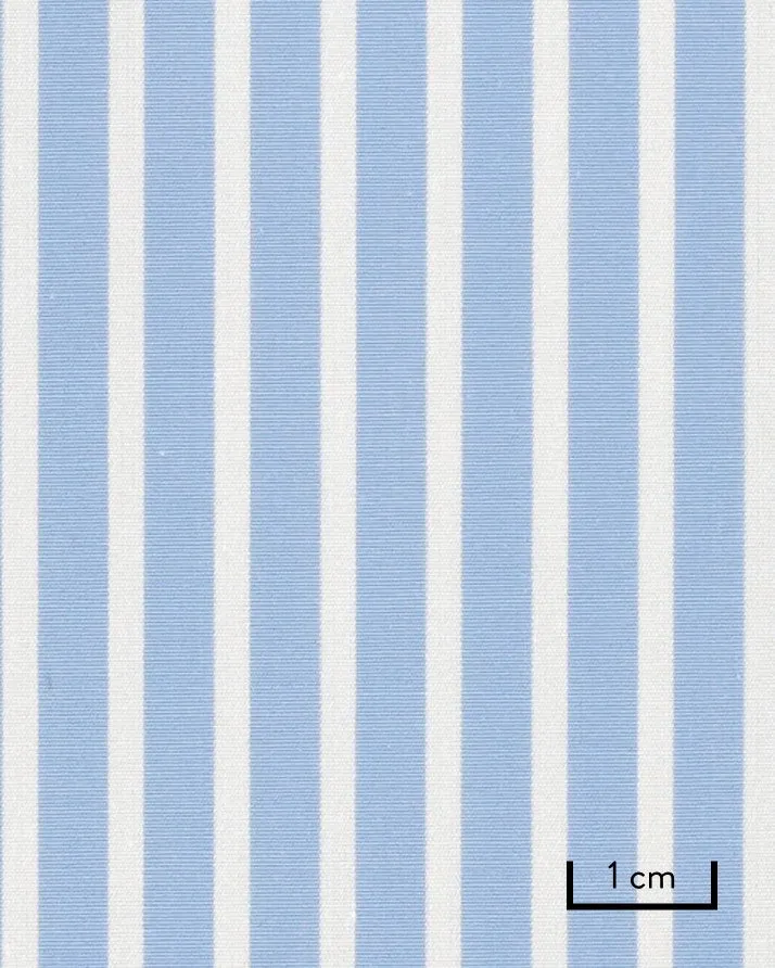 Thomas Mason Light Blue Reverse Stripe 120s