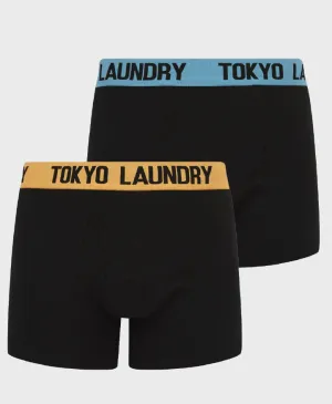 TOKYO LAUNDRY MARTHEM 2PK BOXERS BLISSFUL BLUE