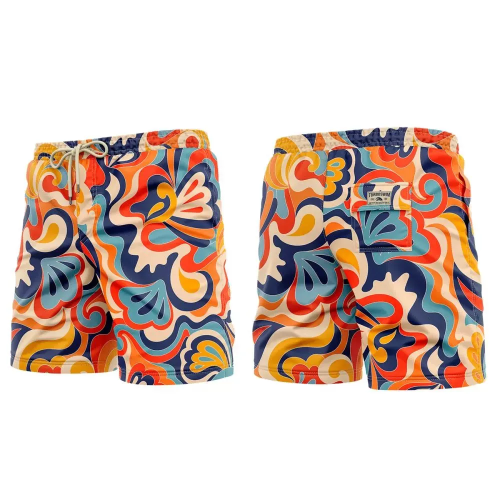 Turbo Beach Short - Pisco Flower