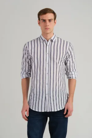 TWIN-STRIPE SLIM FIT SHIRT