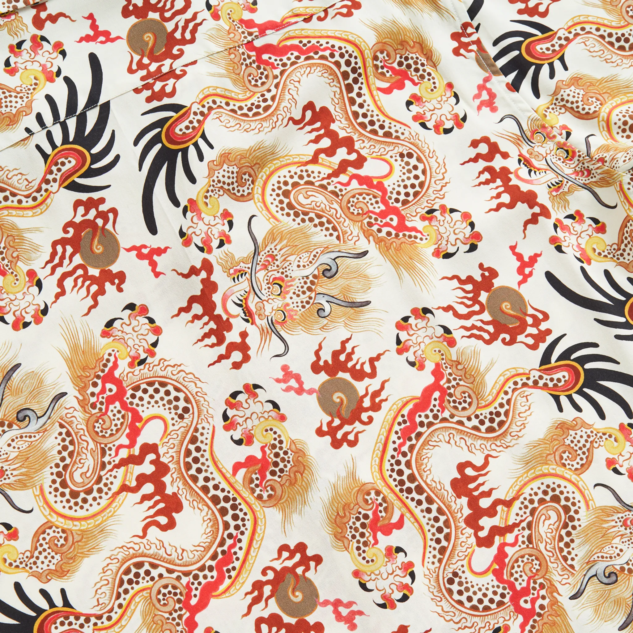 [UNISEX] TOMAS TOMAS X LOCO MOSQUITO 108 DRAGONS OFF-WHITE SHORT SLEEVE SHIRT
