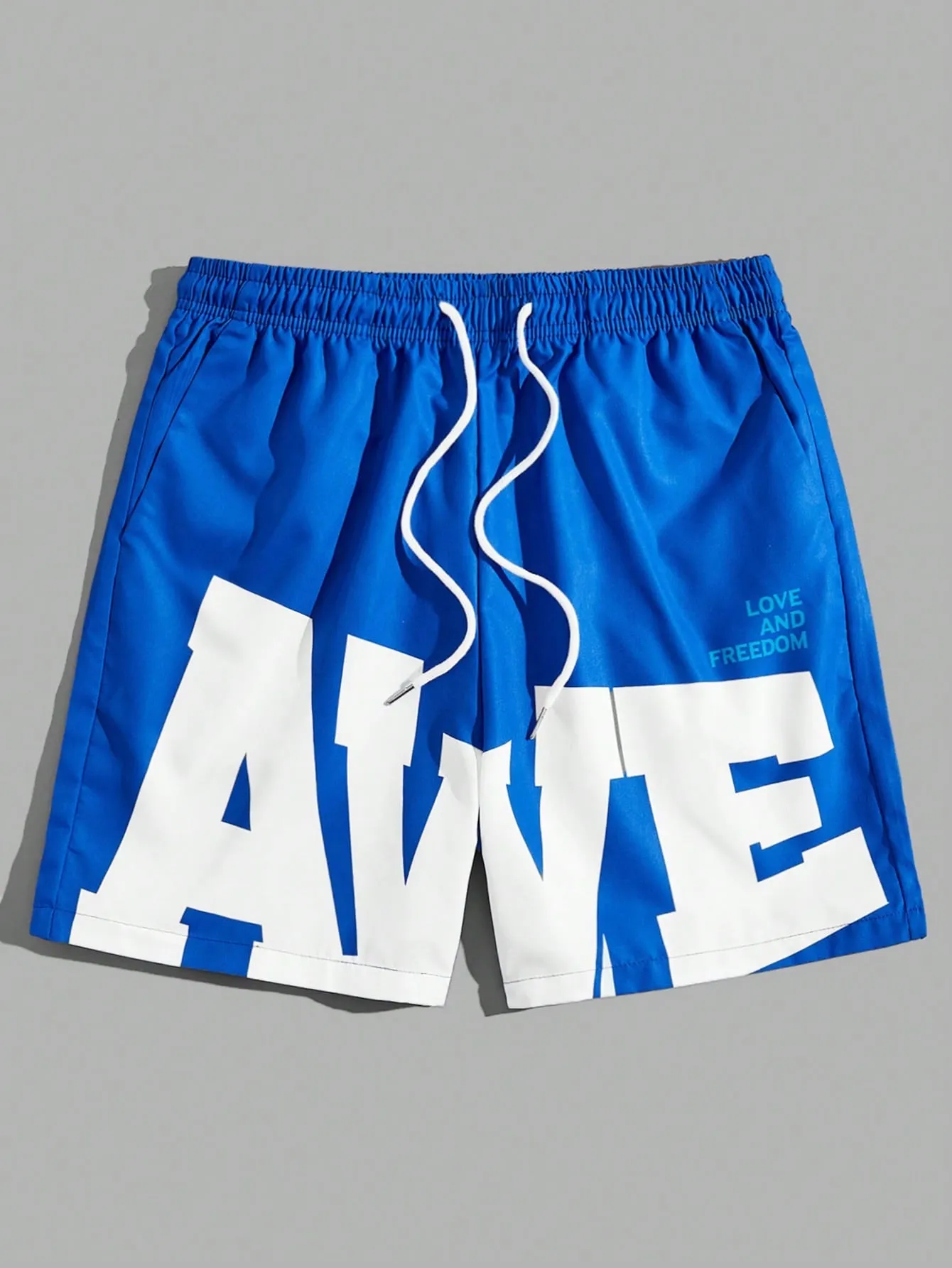 Verve | Slogan Print Shorts