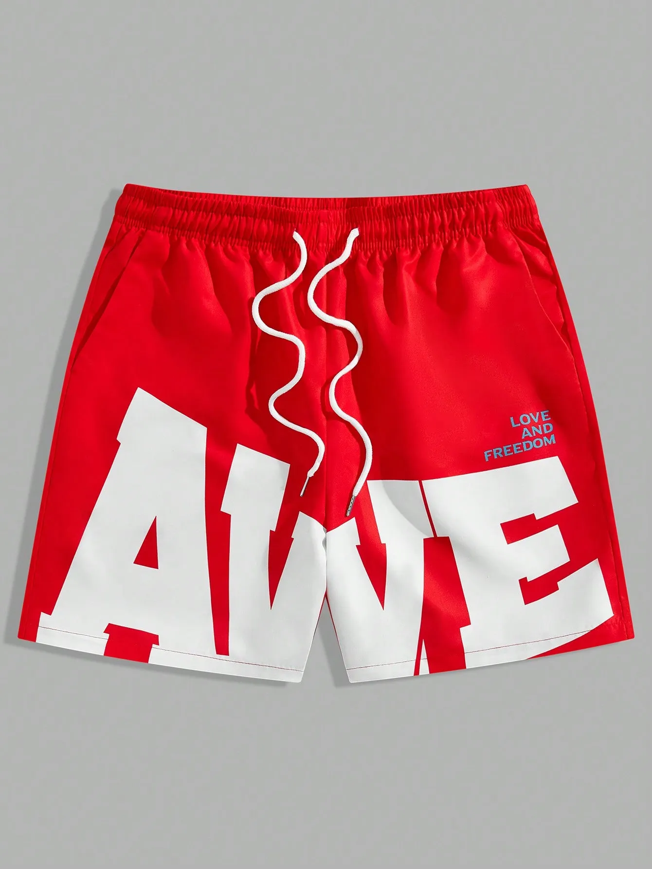 Verve | Slogan Print Shorts