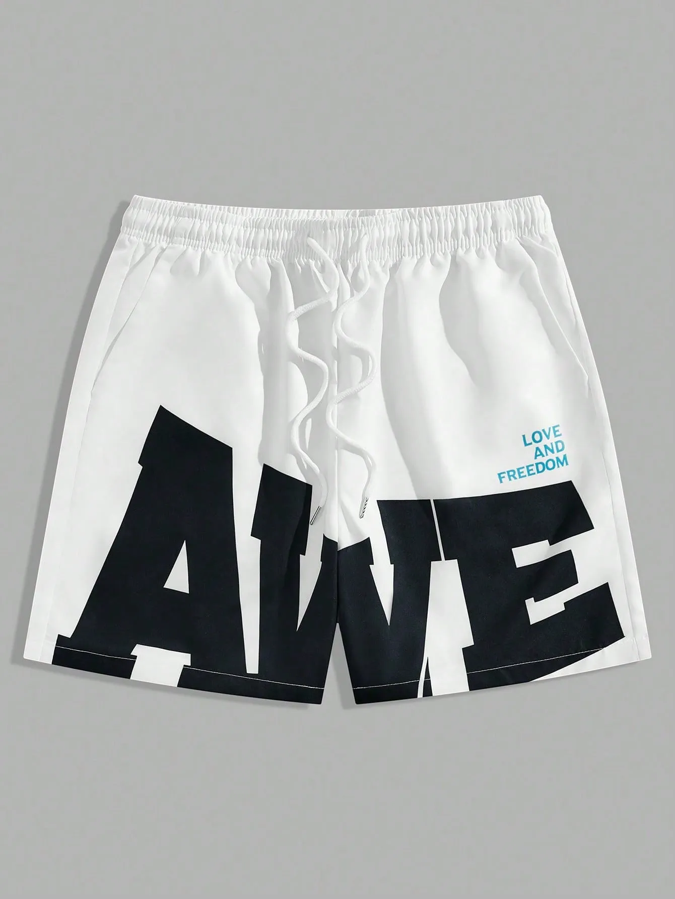 Verve | Slogan Print Shorts
