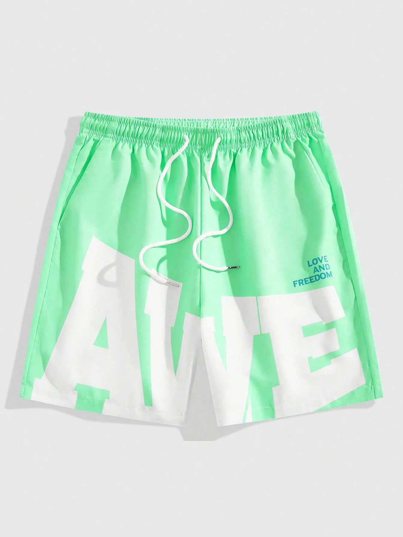 Verve | Slogan Print Shorts
