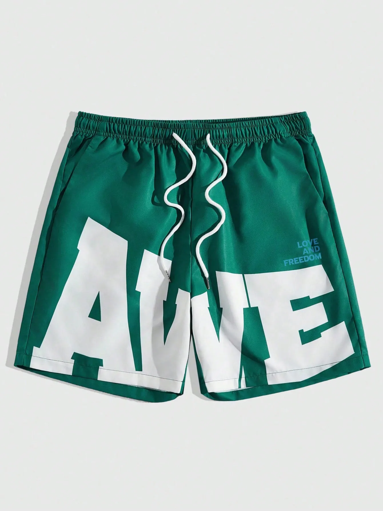 Verve | Slogan Print Shorts