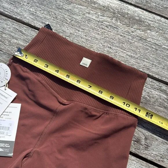 VUORI Rib Studio Short Women's  BIKE Shorts CEDAR NWT SIZE XS 6&quot;‎ inseam