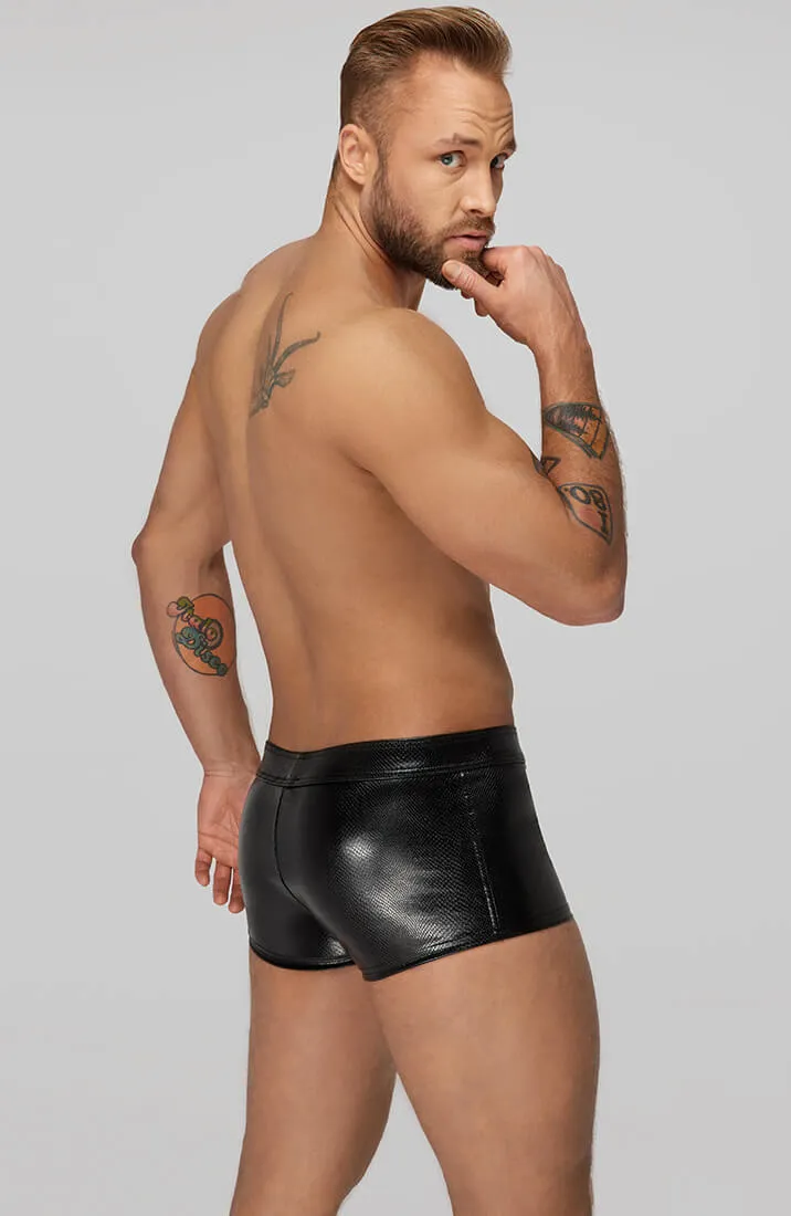 Wet look X snakeskin boxer shorts - P.H.D.