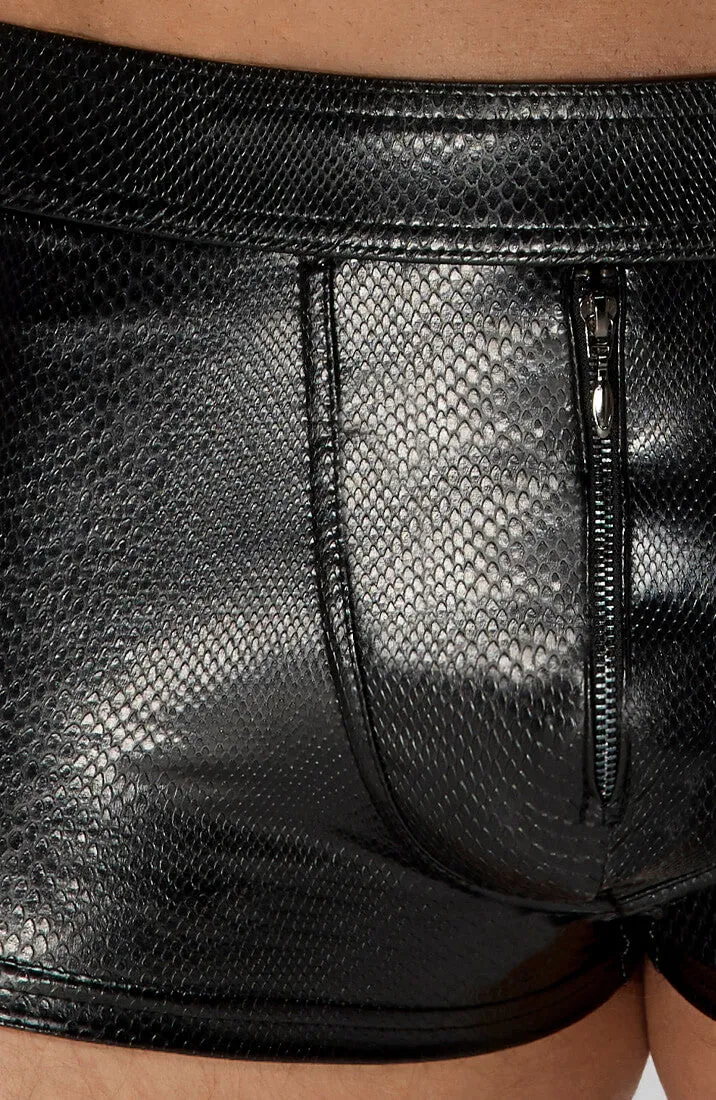 Wet look X snakeskin boxer shorts - P.H.D.