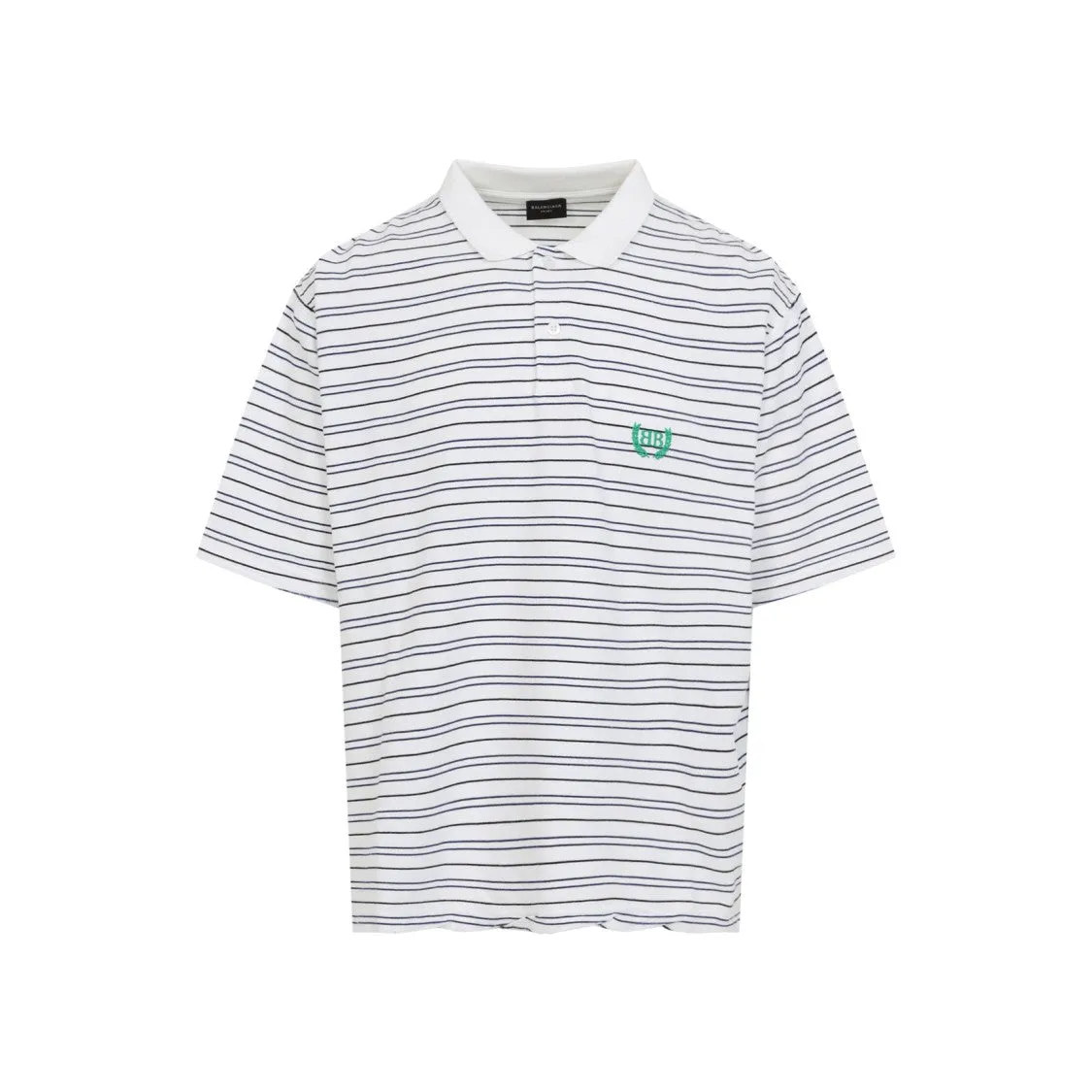 White Cotton Short Sleeves Regular Polo