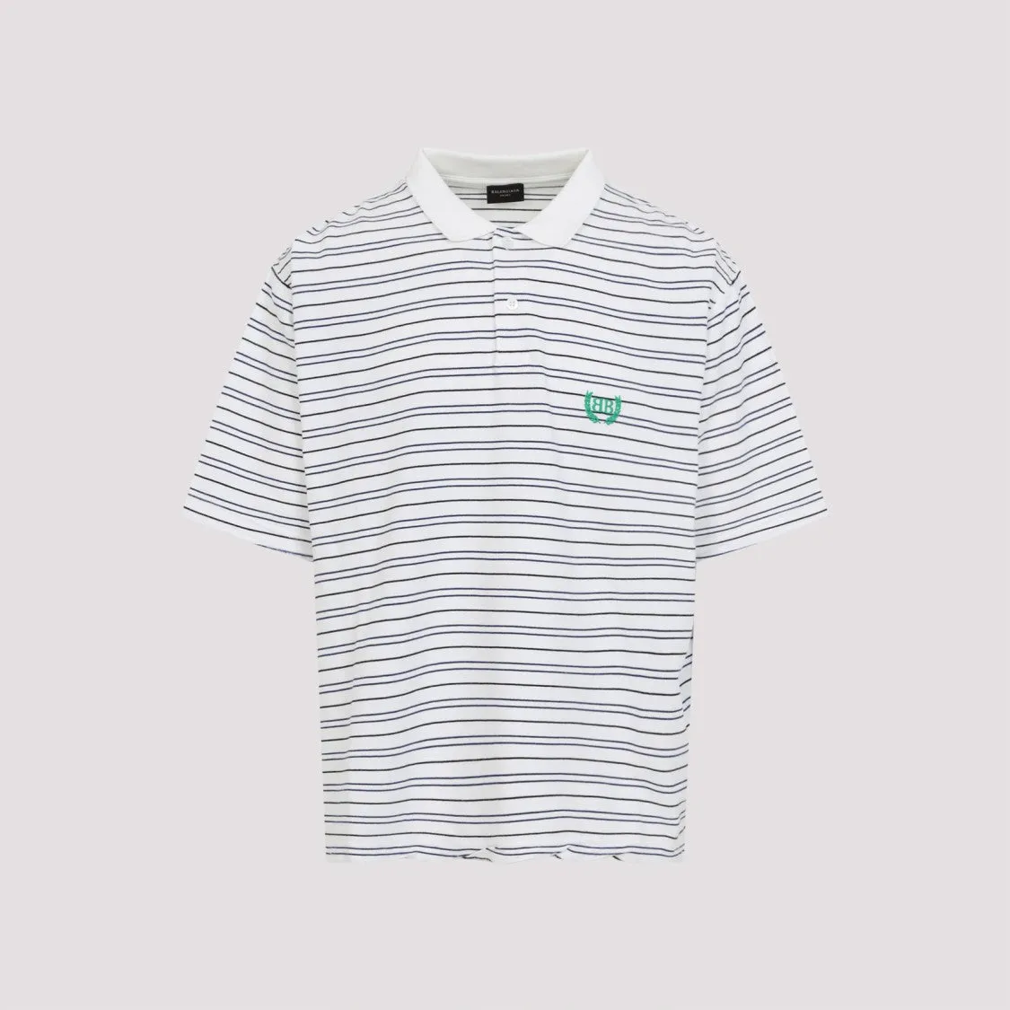 White Cotton Short Sleeves Regular Polo