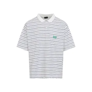 White Cotton Short Sleeves Regular Polo