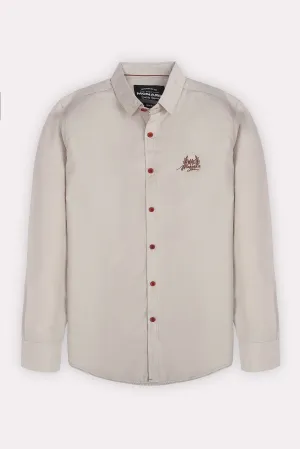 WHITE SLIM FIT CASUAL SHIRT