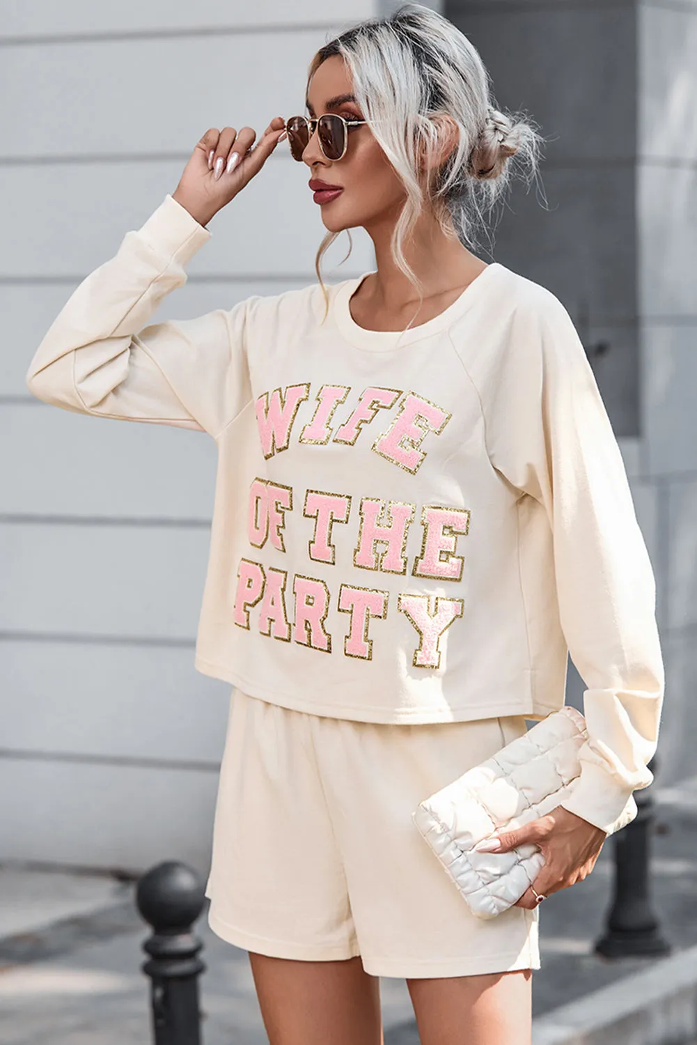 WIFE OF THE PARTY Top and Shorts Set