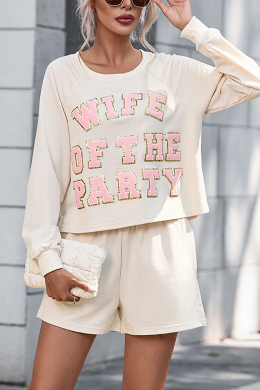 WIFE OF THE PARTY Top and Shorts Set
