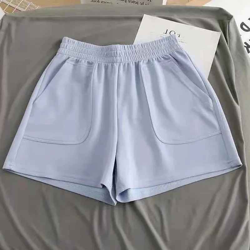 Women Bottoms Wide Leg Shorts Sports Pants Shorts Casual Loose High Waist Hot Pants Summer Fashion Woman Clothes