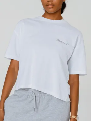 Women's Organic Cotton Boxy T-Shirt | Snow White