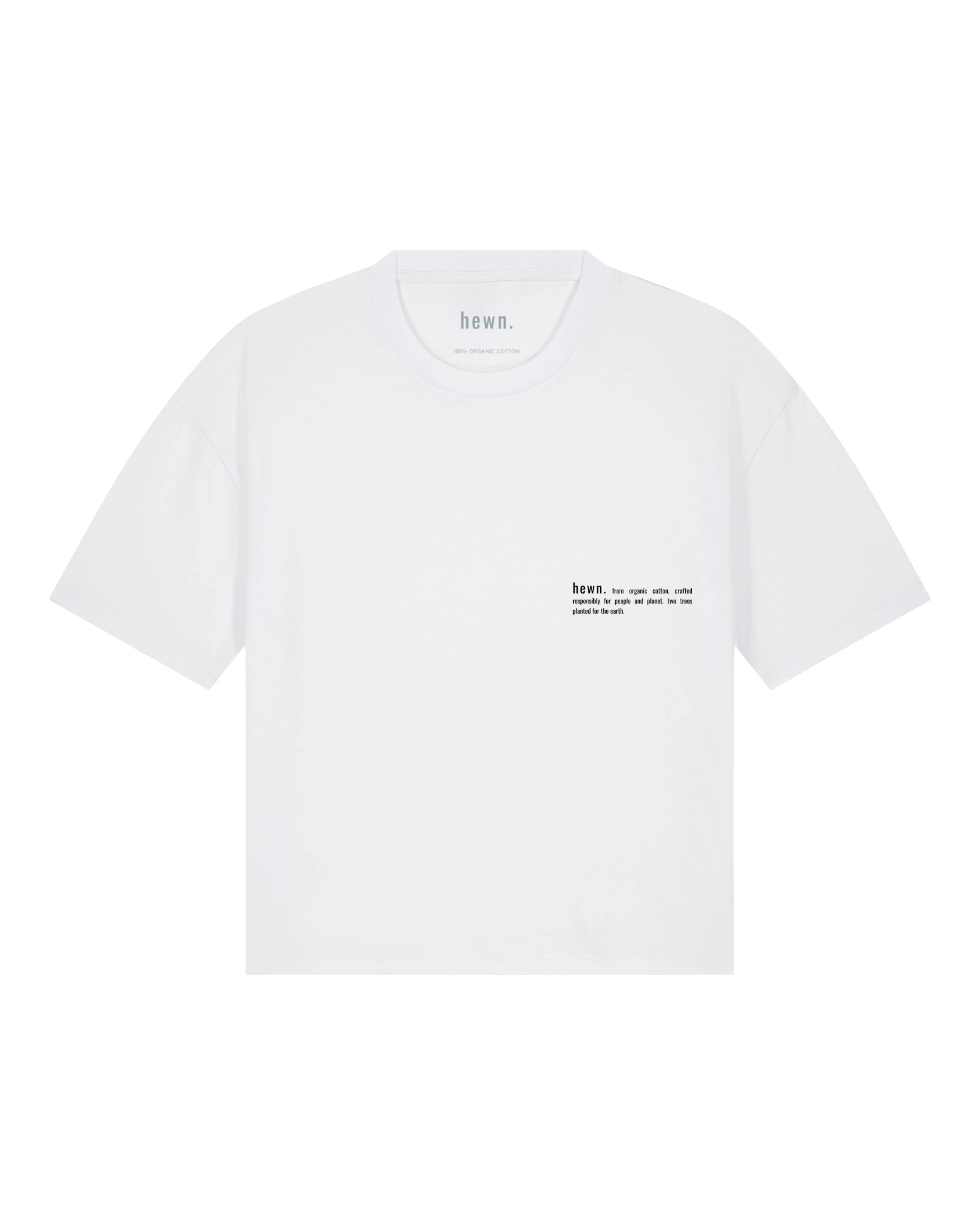 Women's Organic Cotton Boxy T-Shirt | Snow White