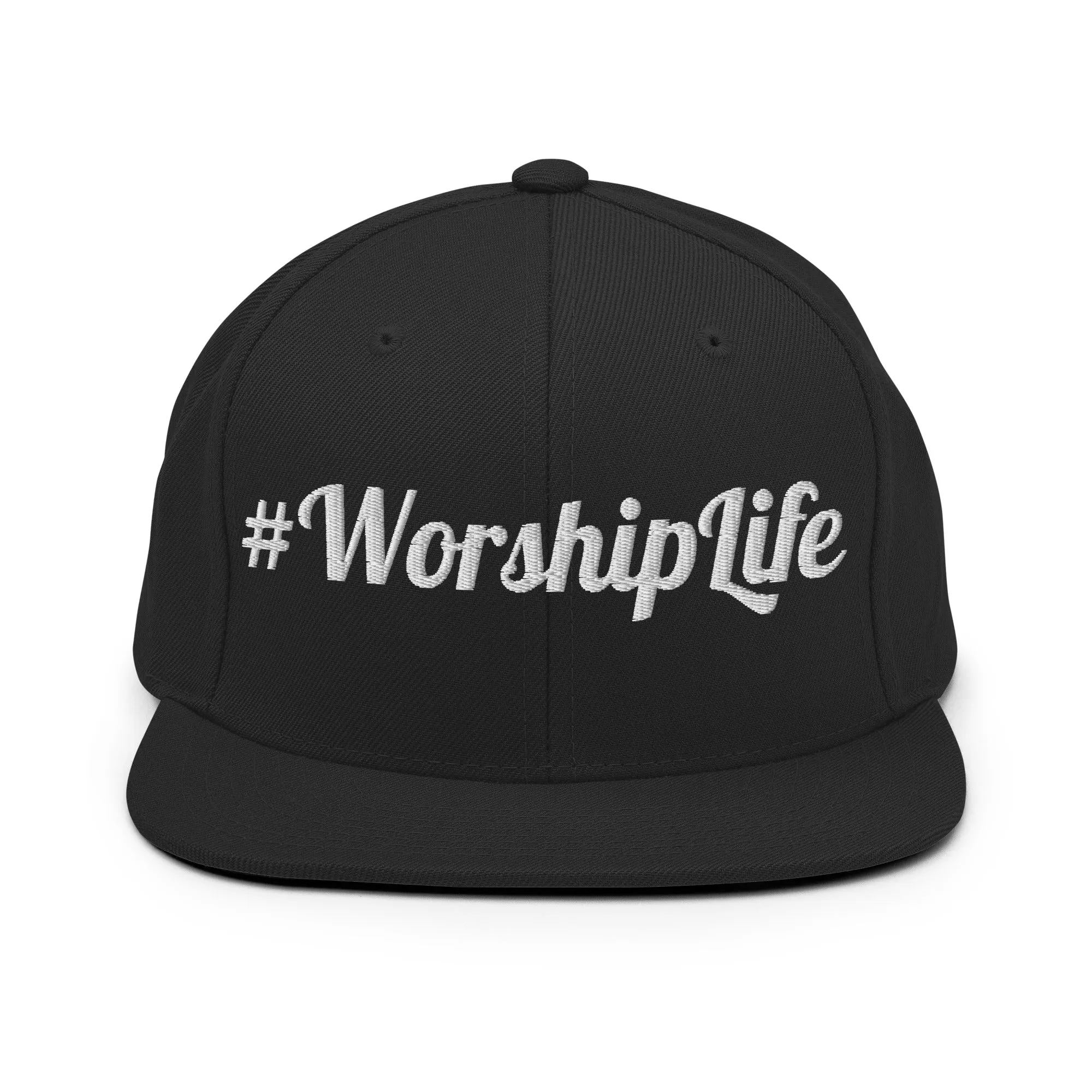 #Worship Life Snapback Hat