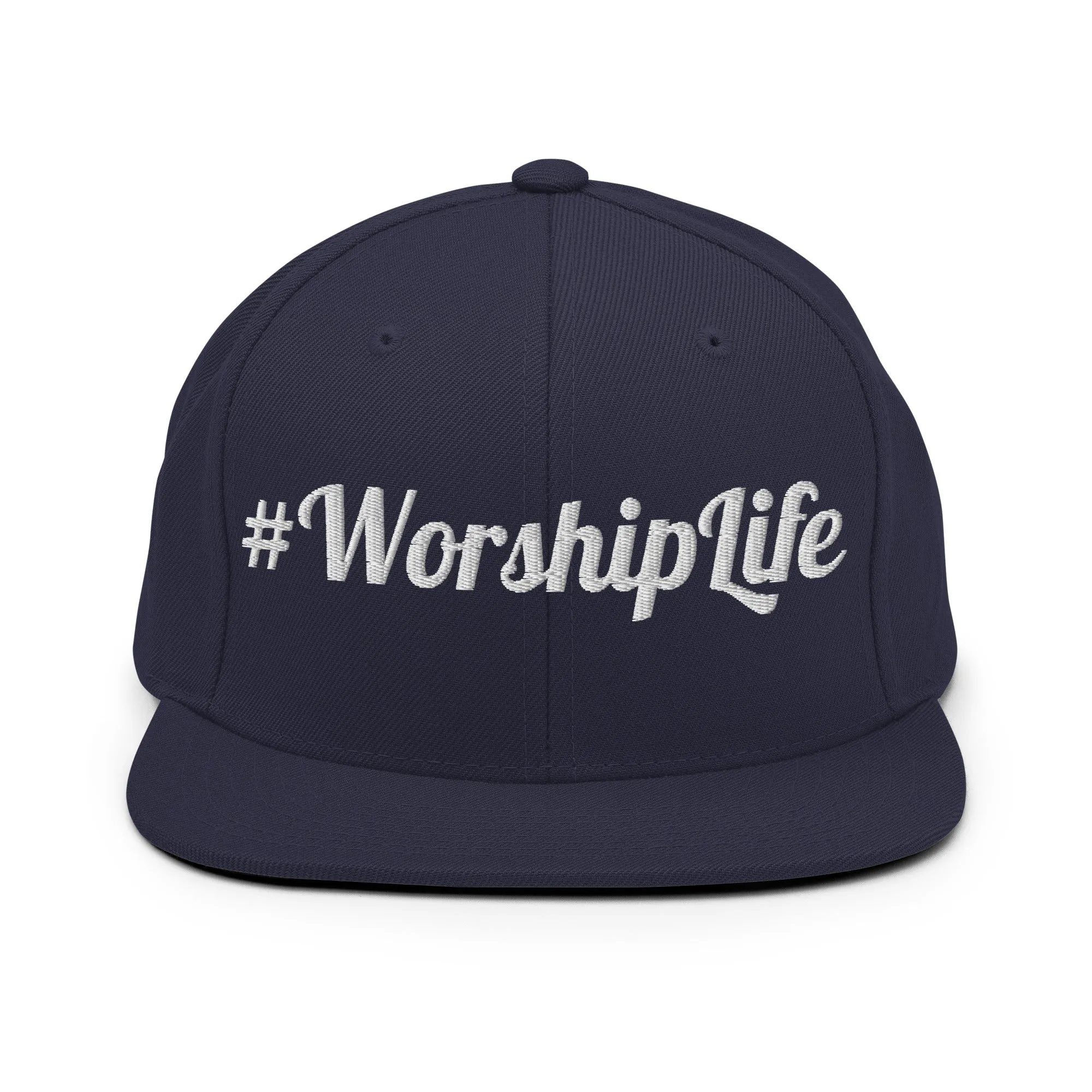 #Worship Life Snapback Hat