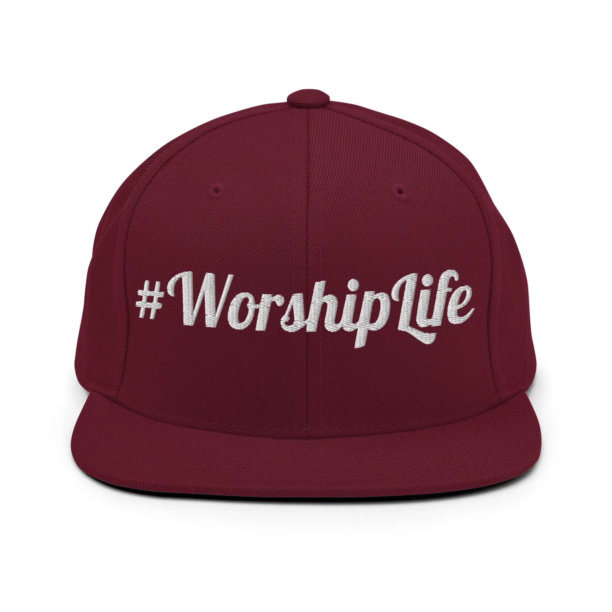 #Worship Life Snapback Hat