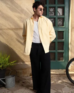Yellow Oversized Oxford Shirt