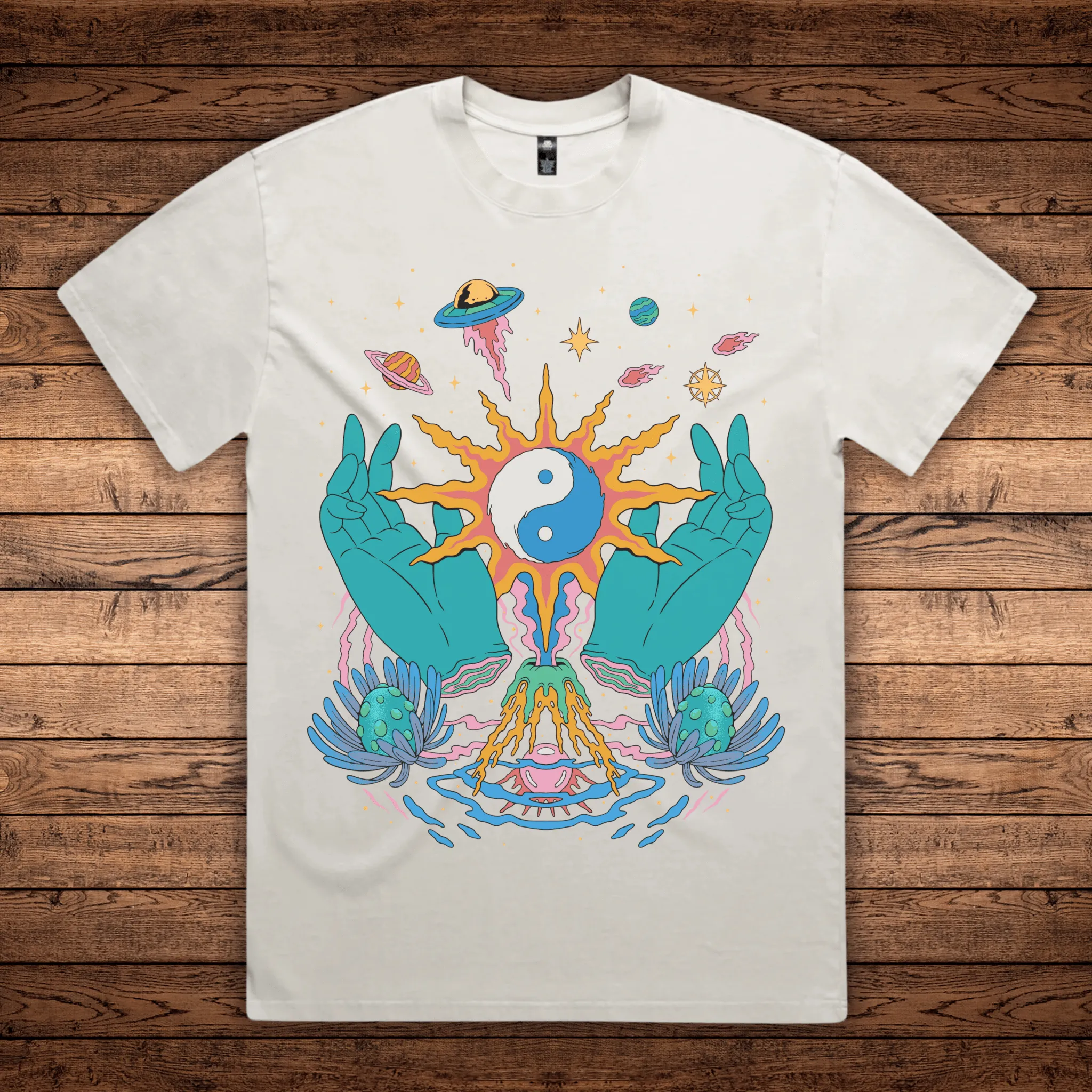 Yin / Yang - Heavy Faded Sustainable Tee