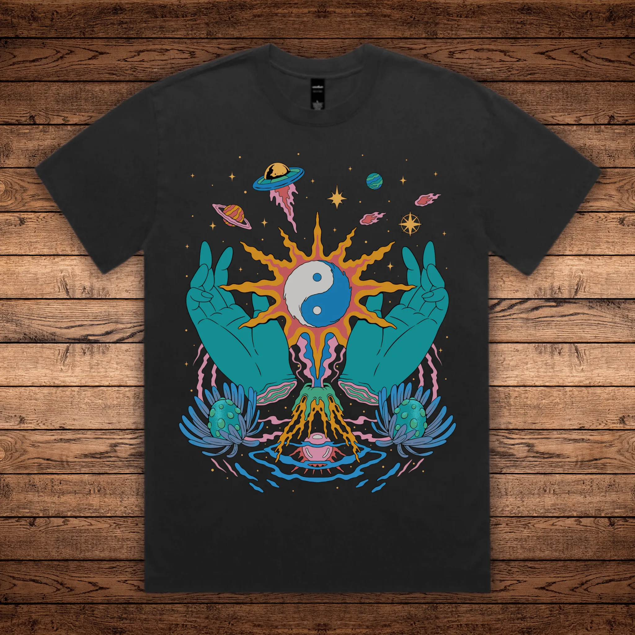 Yin / Yang - Heavy Faded Sustainable Tee